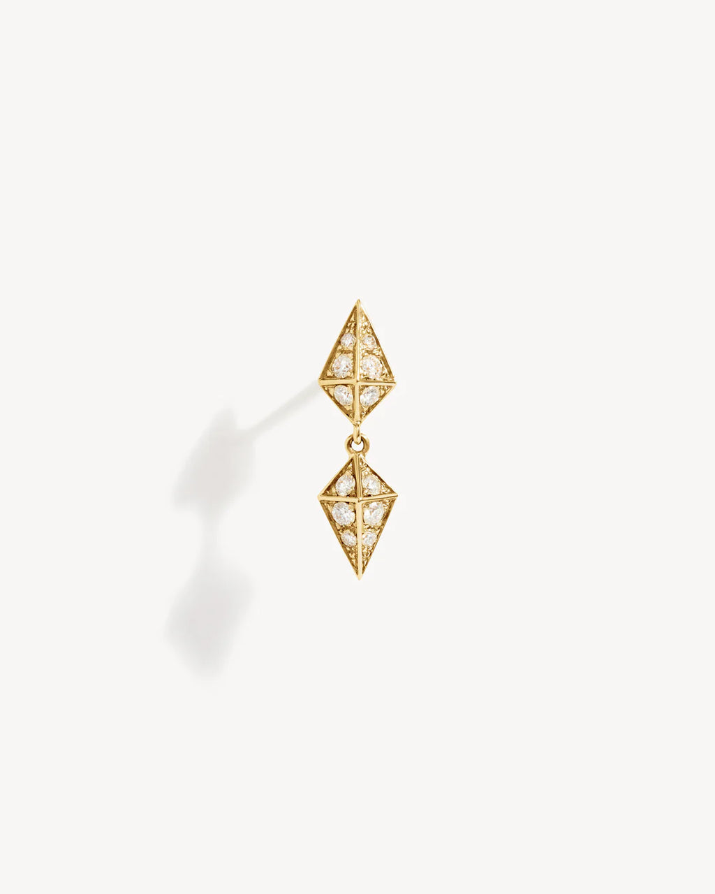 Boucle d'Oreille Statement Rockaway Or Jaune | Podiums Nancy