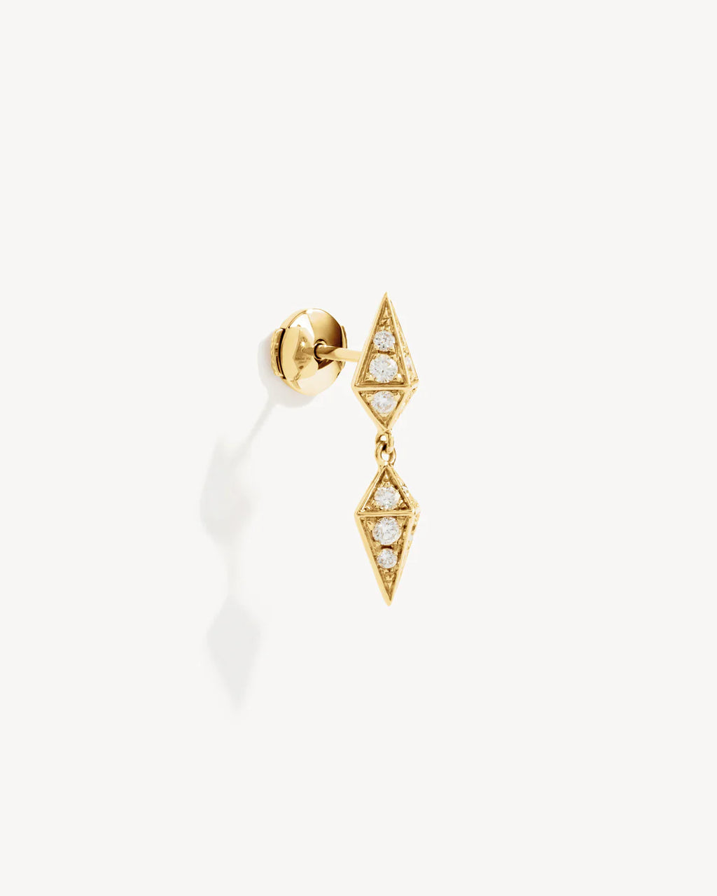 Boucle d'Oreille Statement Rockaway Or Jaune | Podiums Nancy