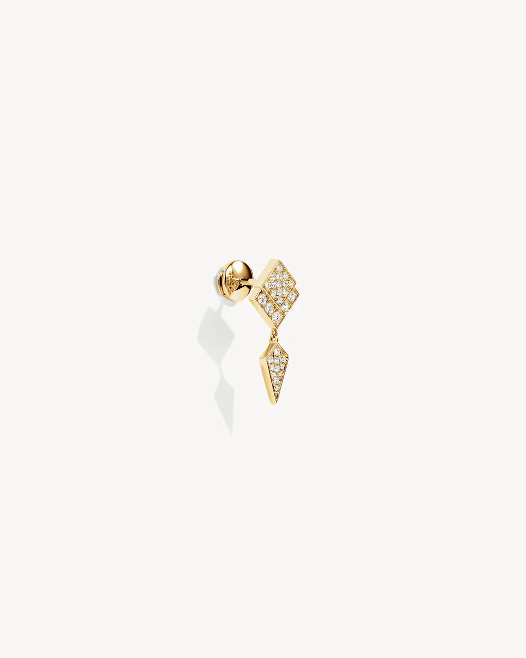 Boucle d'Oreille Statement Stairway Or Jaune | Podiums Nancy