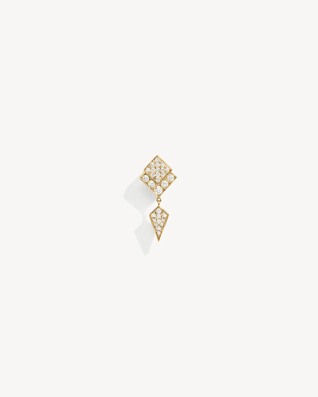Boucle d'Oreille Statement Stairway Or Jaune | Podiums Nancy