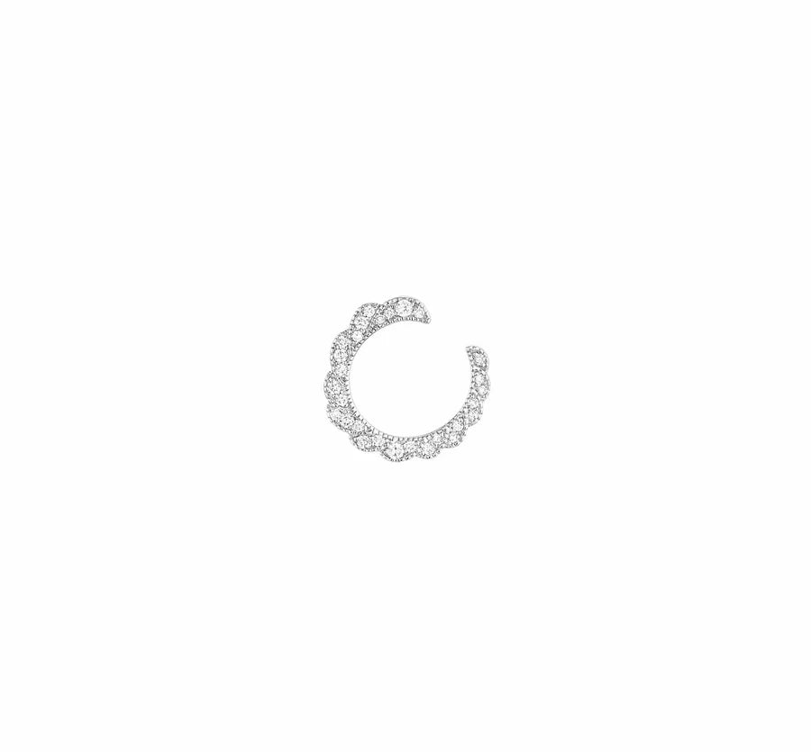 Boucle d'Oreille Stone Paris Ama Or Blanc Coté Gauche | Podiums Nancy 