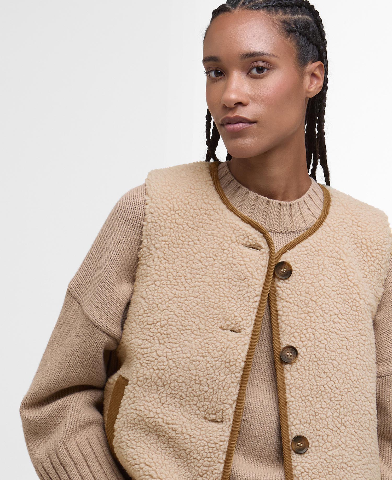 Luciana fleece gilet - PODIUMS NANCY