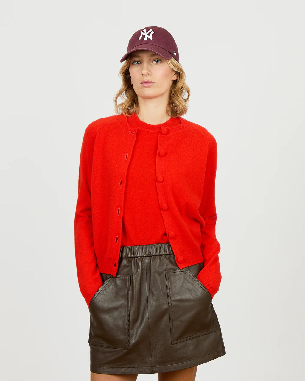 Cardigan Alexandra Golovanoff Mila Cachemire Poppy - PODIUMS NANCY