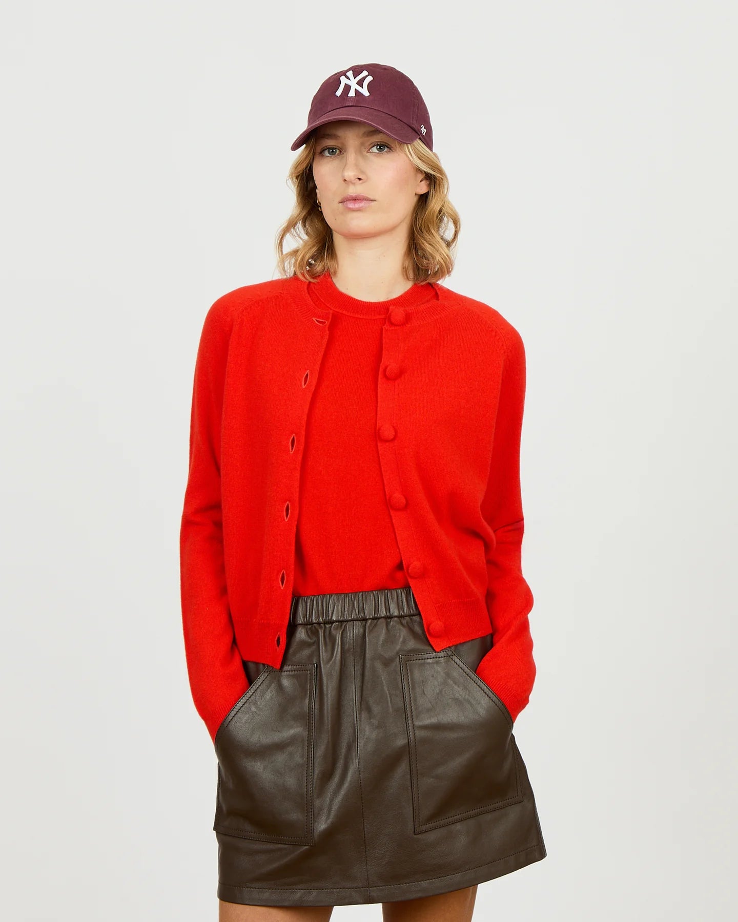 Cardigan Alexandra Golovanoff Mila Cachemire Poppy - PODIUMS NANCY