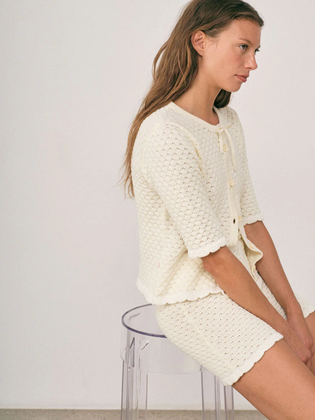Cardigan Carlota Cahis Cute Cream | Podiums Nancy