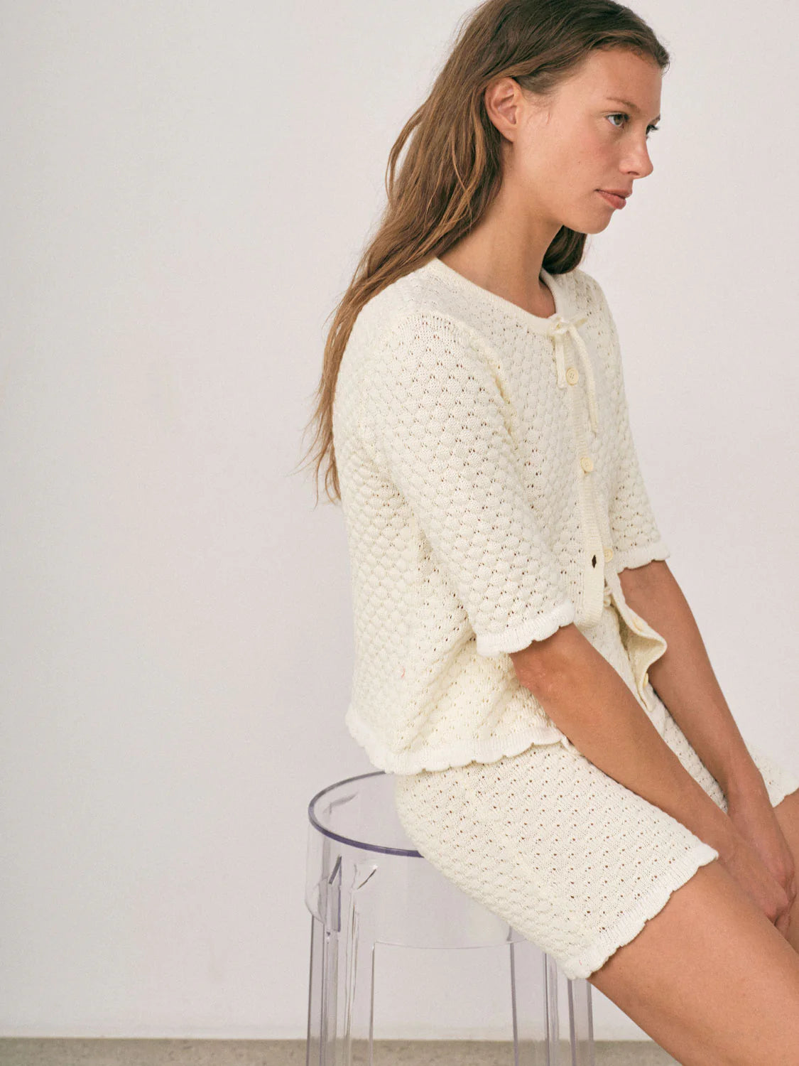 Cardigan Carlota Cahis Cute Cream | Podiums Nancy