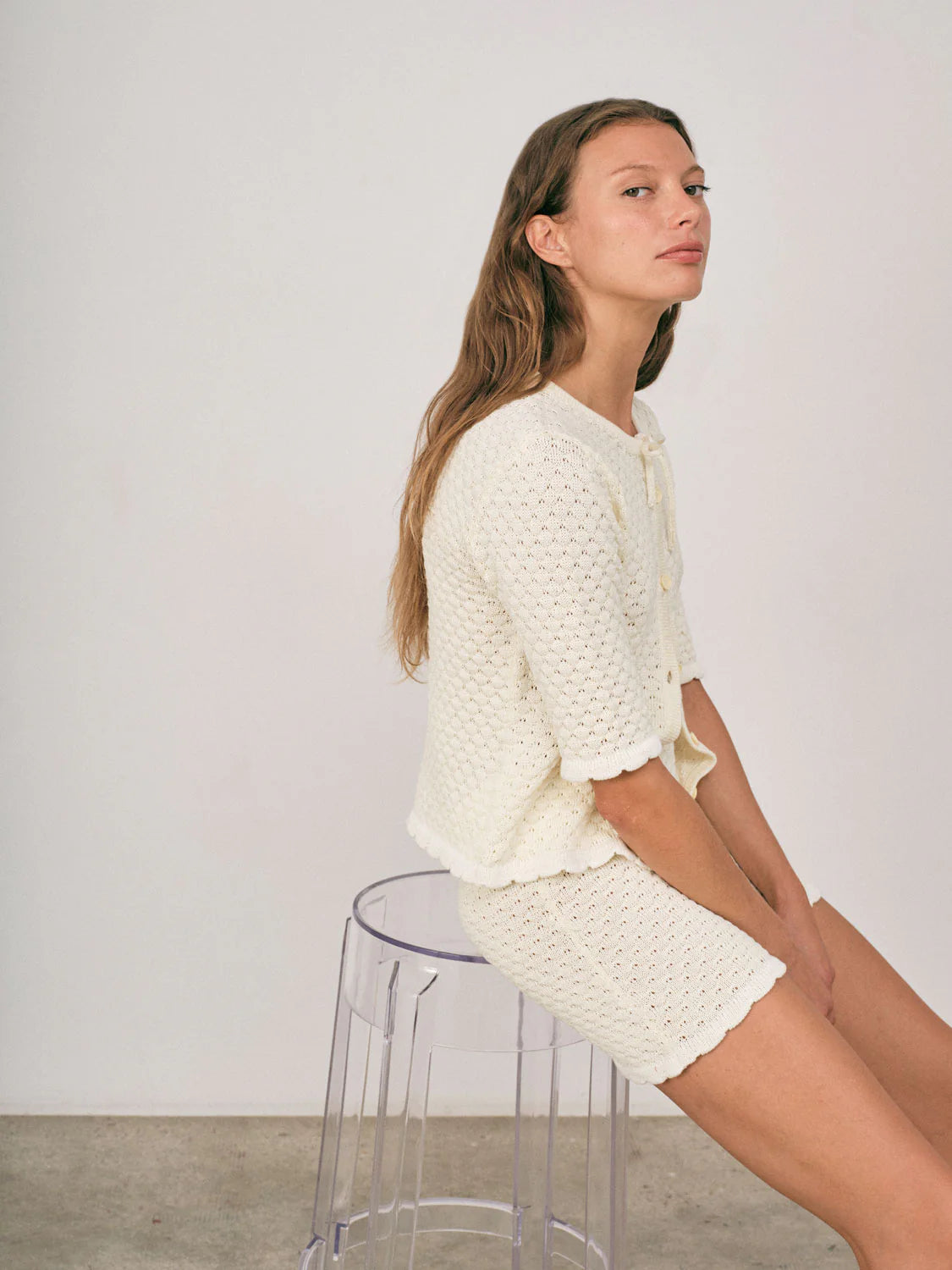 Cardigan Carlota Cahis Cute Cream | Podiums Nancy