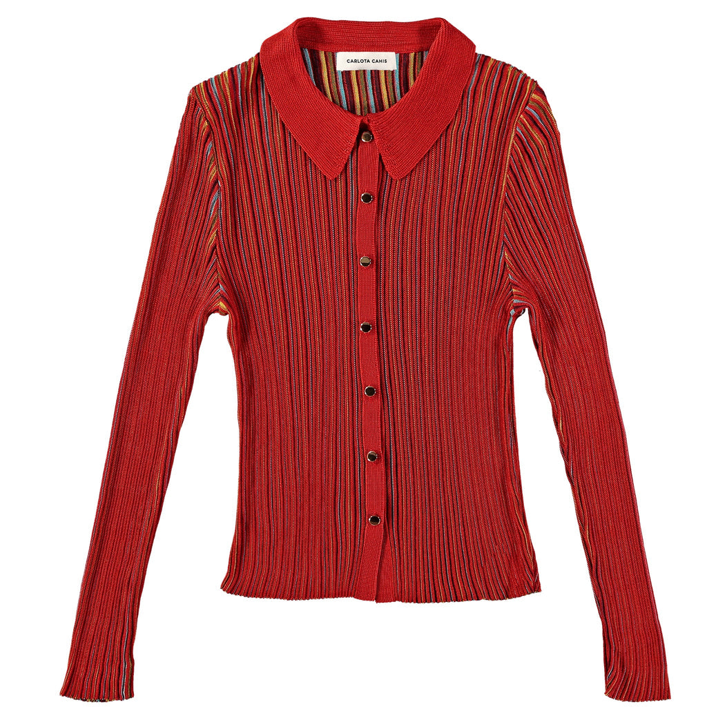 Cardigan Carlota Cahis Sicilia Multired | Podiums Nancy