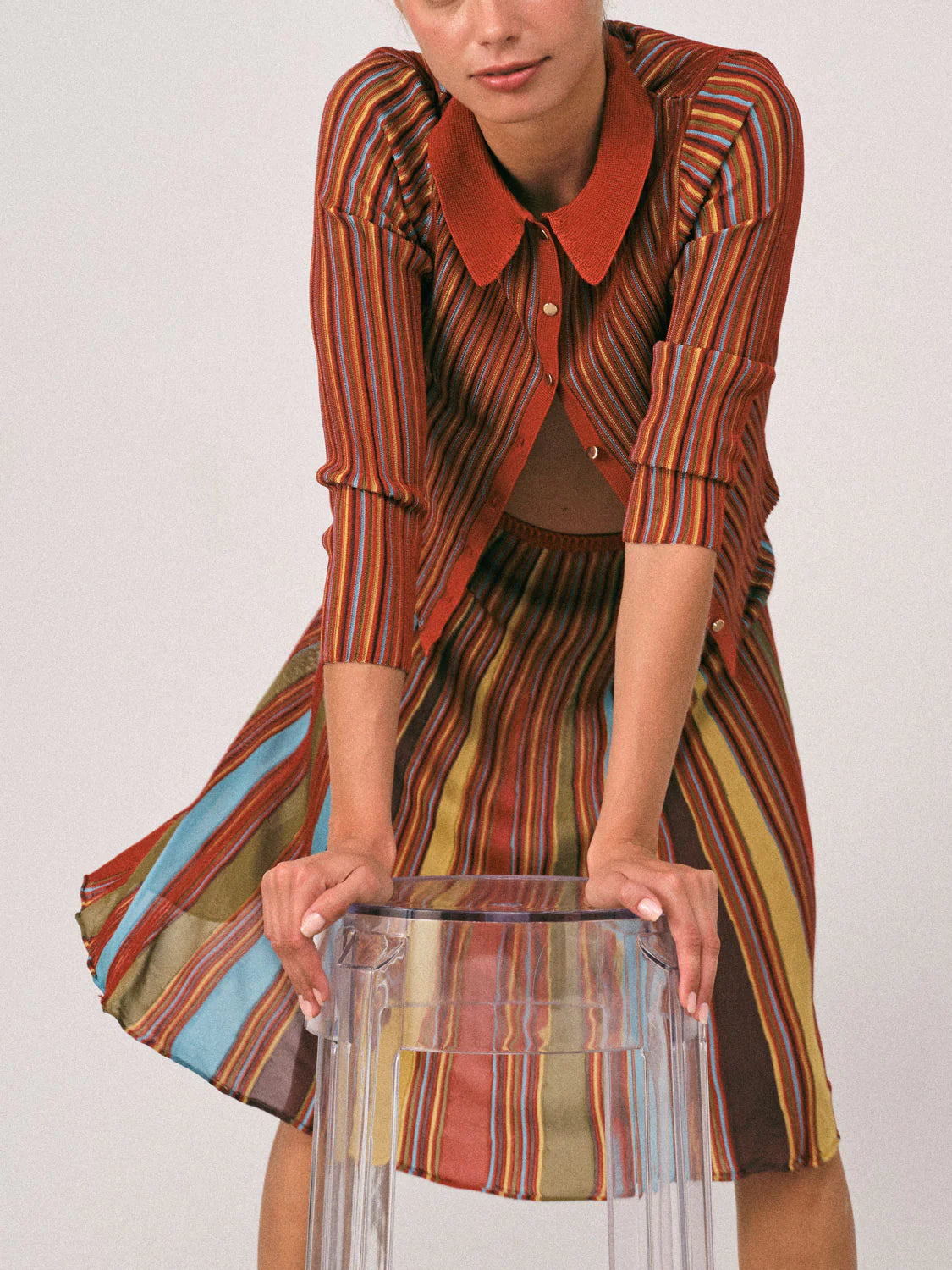 Cardigan Carlota Cahis Sicilia Multired | Podiums Nancy