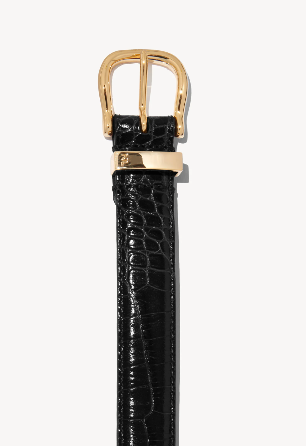 Ceinture Nili Lotan Louise Noir | Podiums Nancy