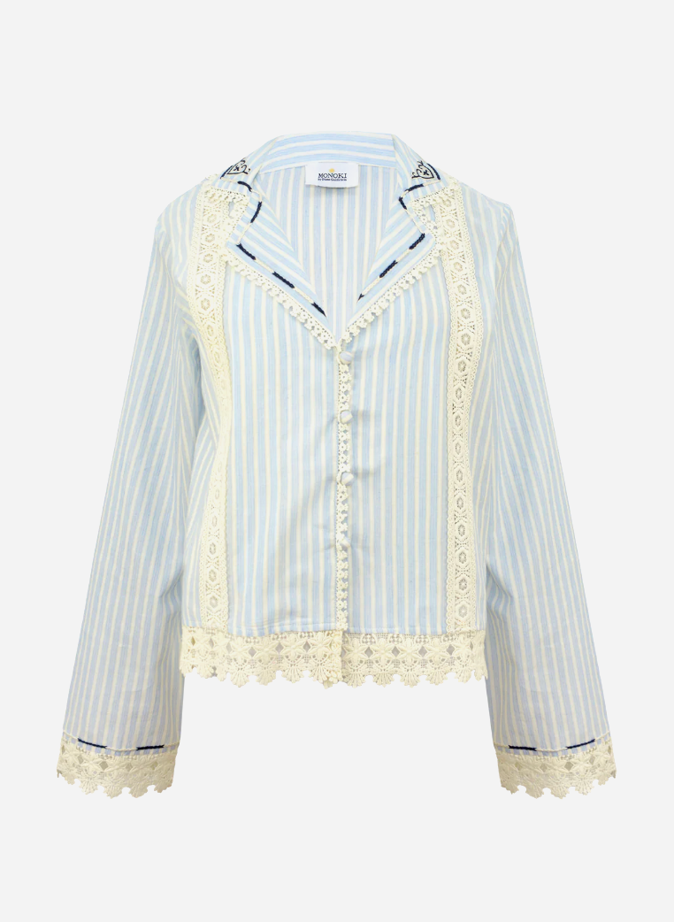 Chemise Monoki Gloria Bleu | Podiums Nancy