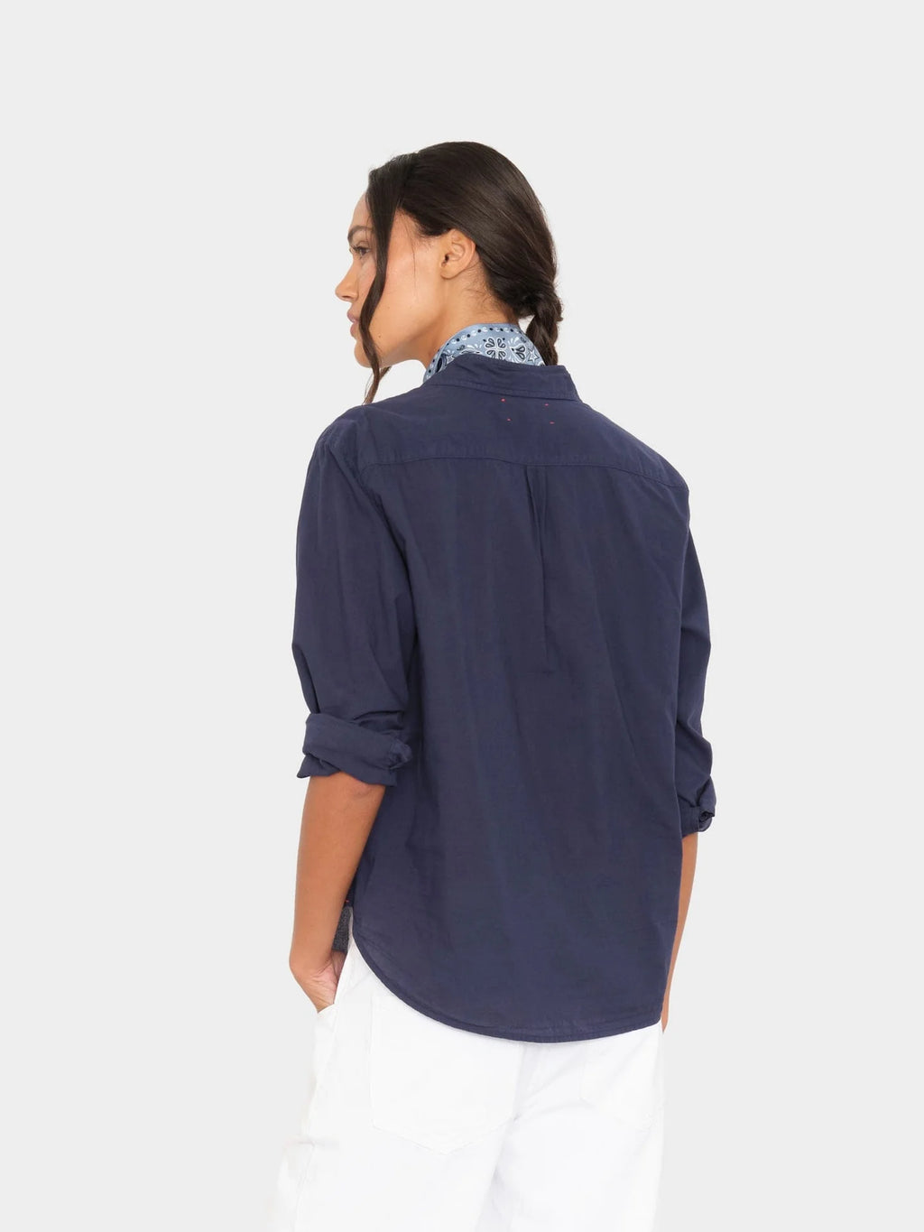 Chemise Xirena Bowie Shirt Navy | Podiums Nancy