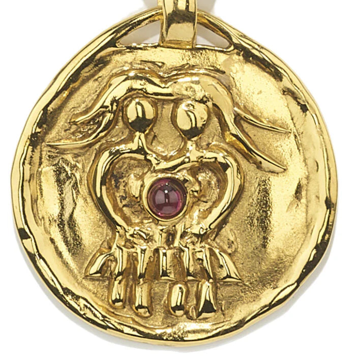 Collier Goossens Gémeau Talisman Astro