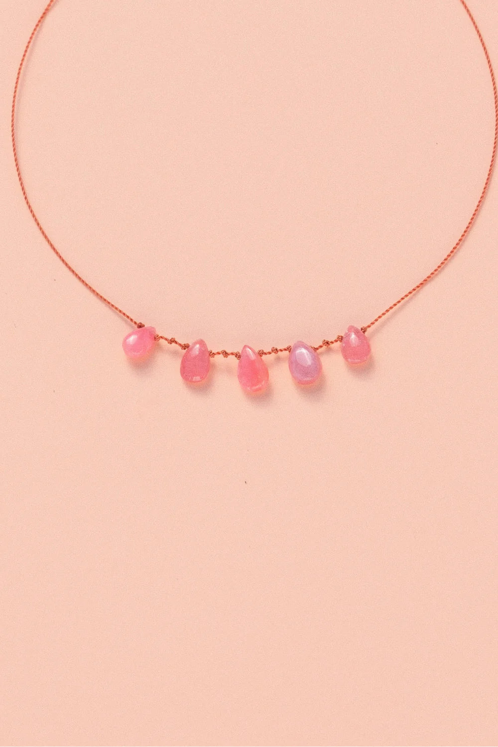 Collier Ivarene 5 gouttes Rhodocrosite - PODIUMS NANCY