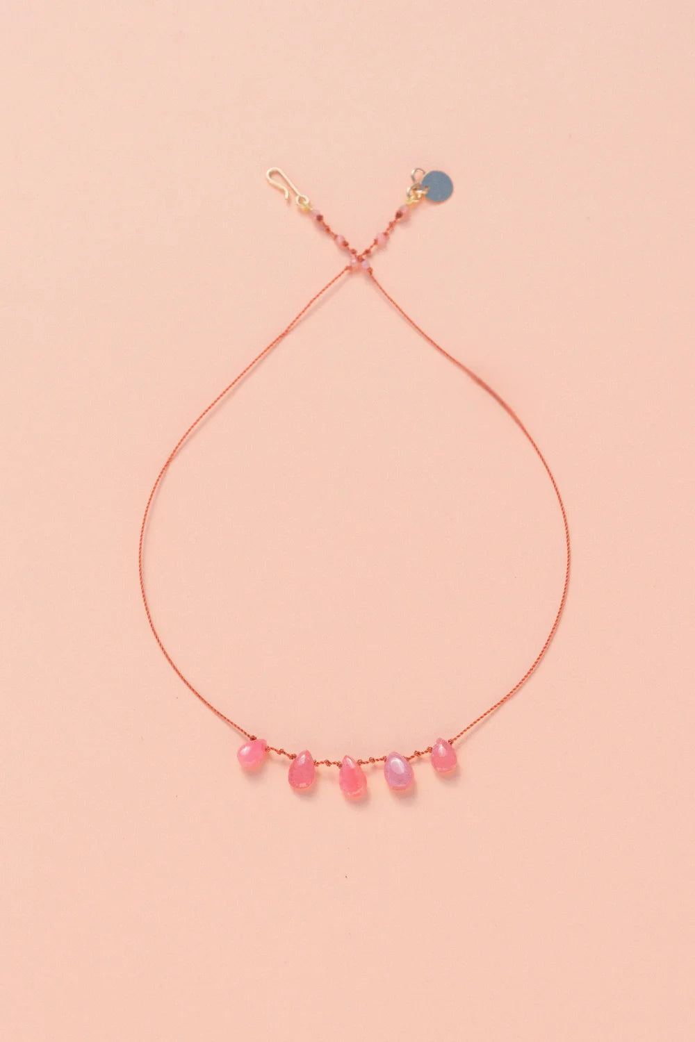 Collier Ivarene 5 gouttes Rhodocrosite - PODIUMS NANCY