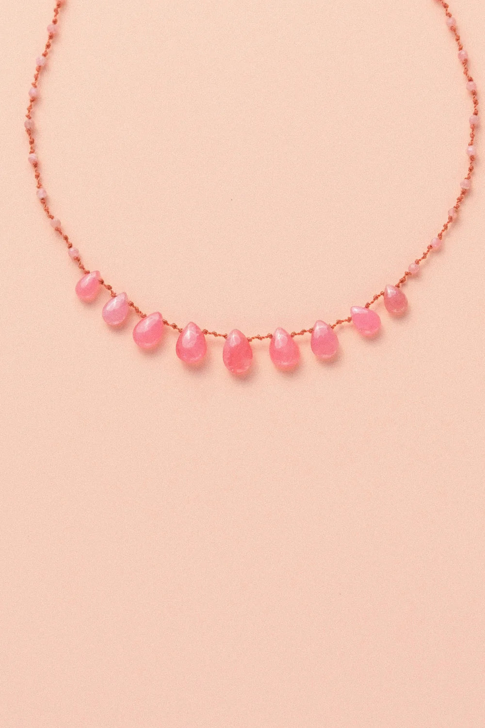 Collier Ivarene 9 gouttes Rhodocrosite - PODIUMS NANCY