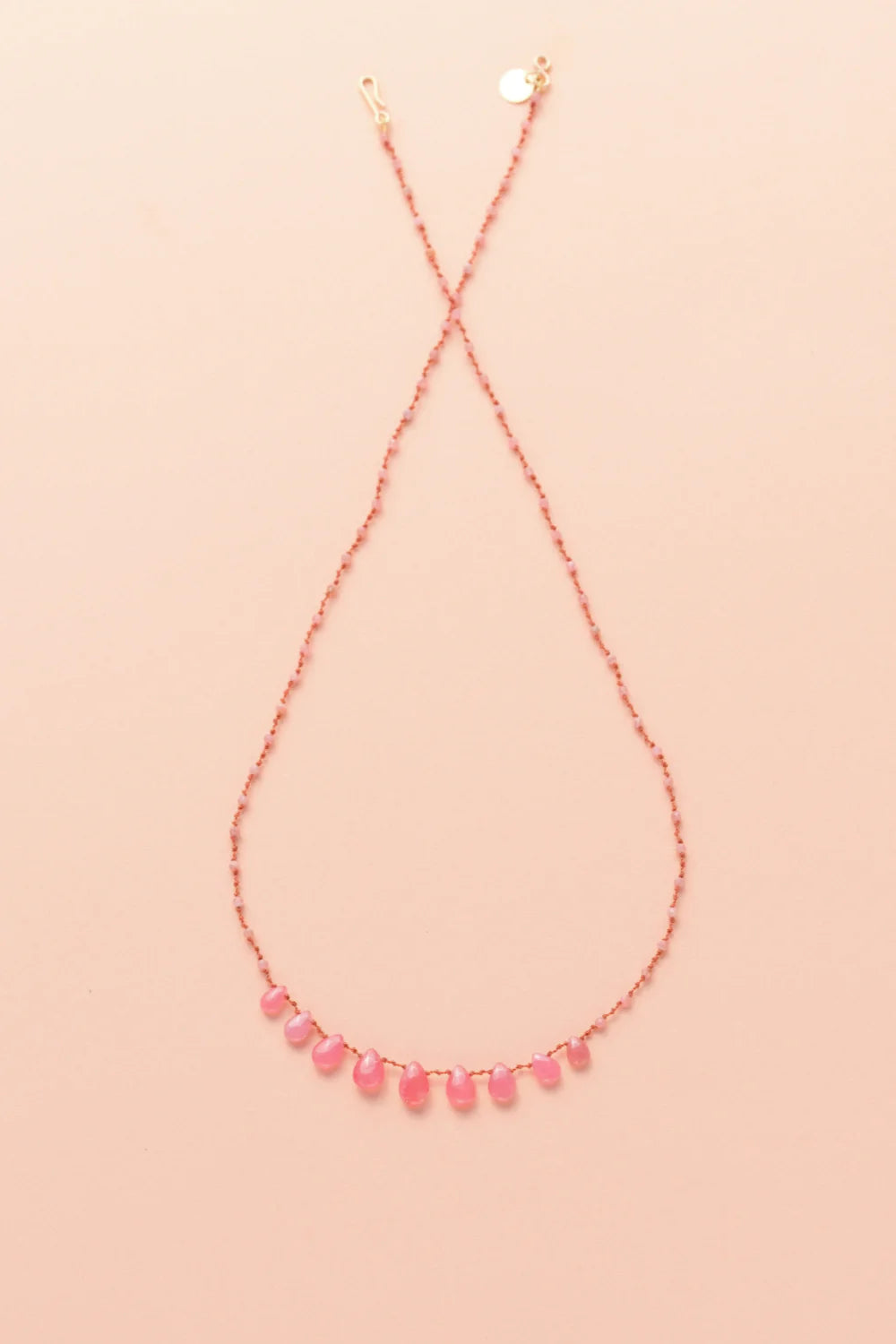 Collier Ivarene 9 gouttes Rhodocrosite - PODIUMS NANCY