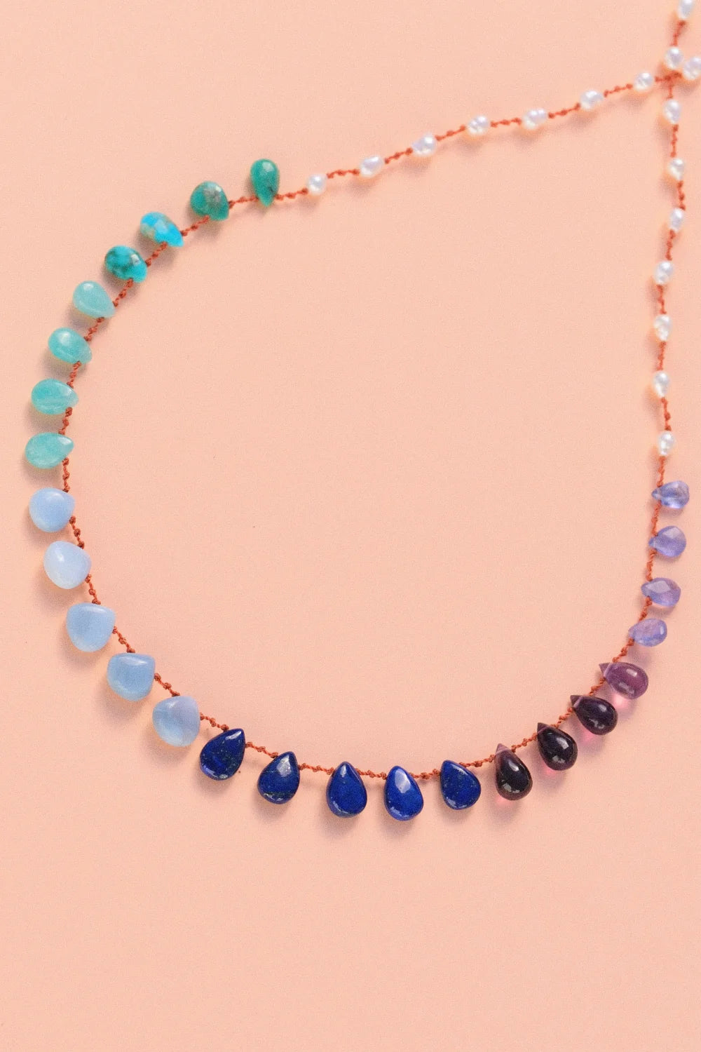Collier Ivarene Deep Ocean Multi-Pierres - PODIUMS NANCY