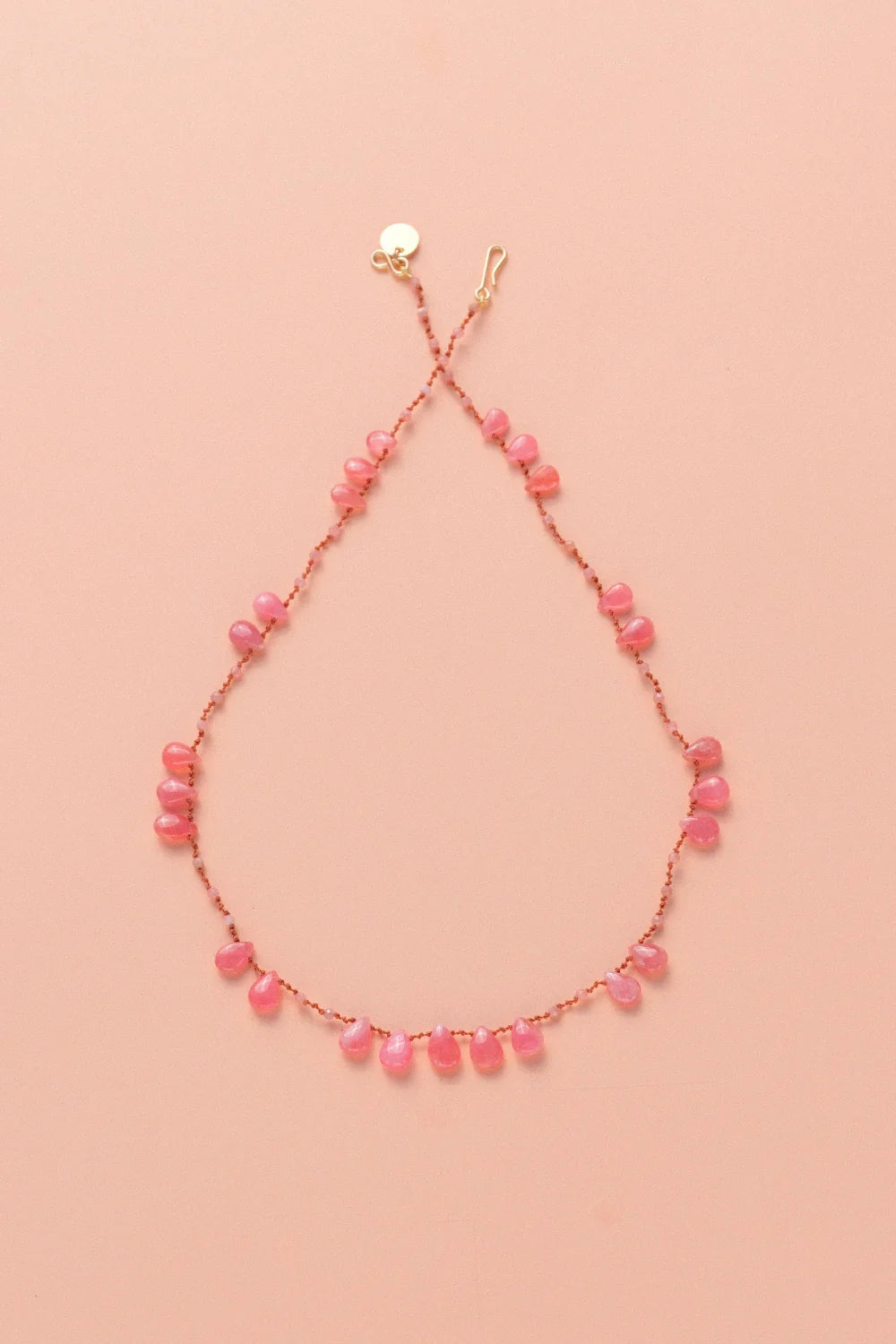 Collier Ivarene Offset Rhodocrosite - PODIUMS NANCY