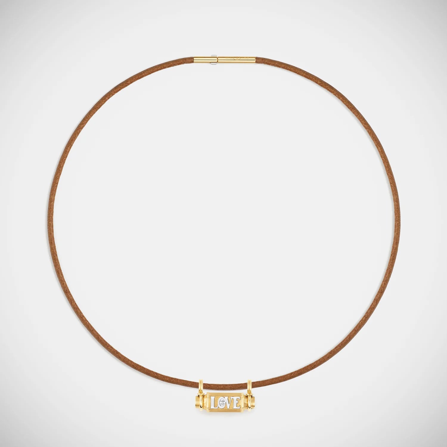 Collier Marie Lichtenberg Smash Locket Love Cuir | Podiums Nancy