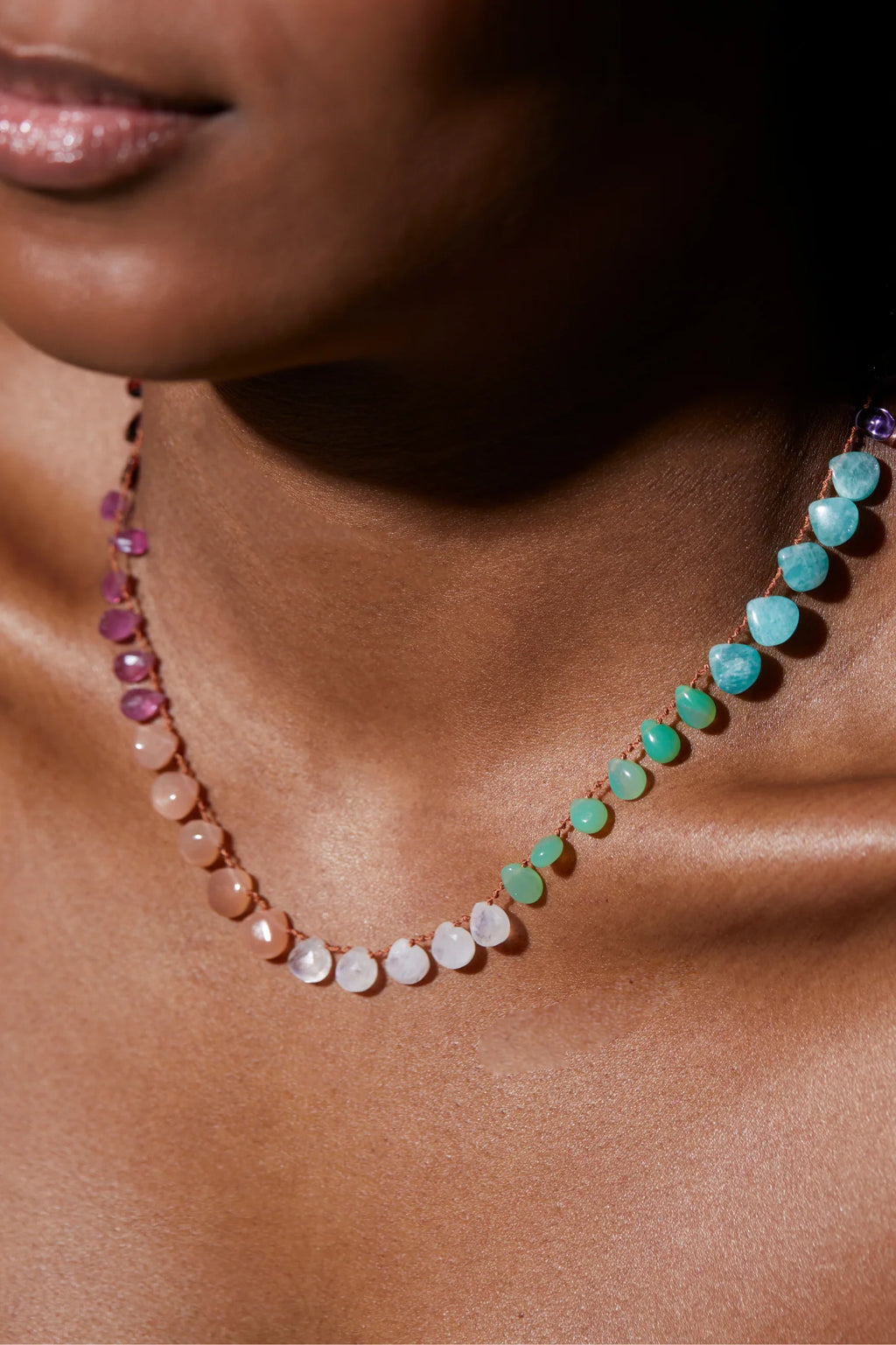 Collier Ivarene Rainbow Multi-pierres - PODIUMS NANCY