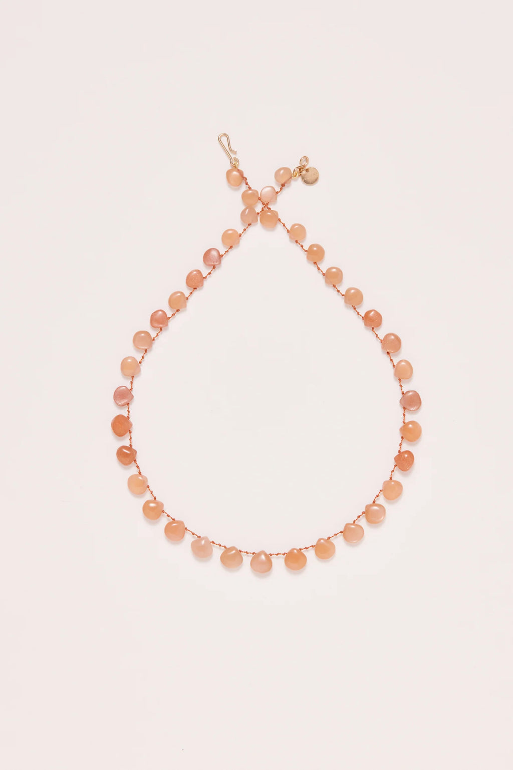 Collier Ivarene Sunk Haze Pierre De Lune Peche - PODIUMS NANCY