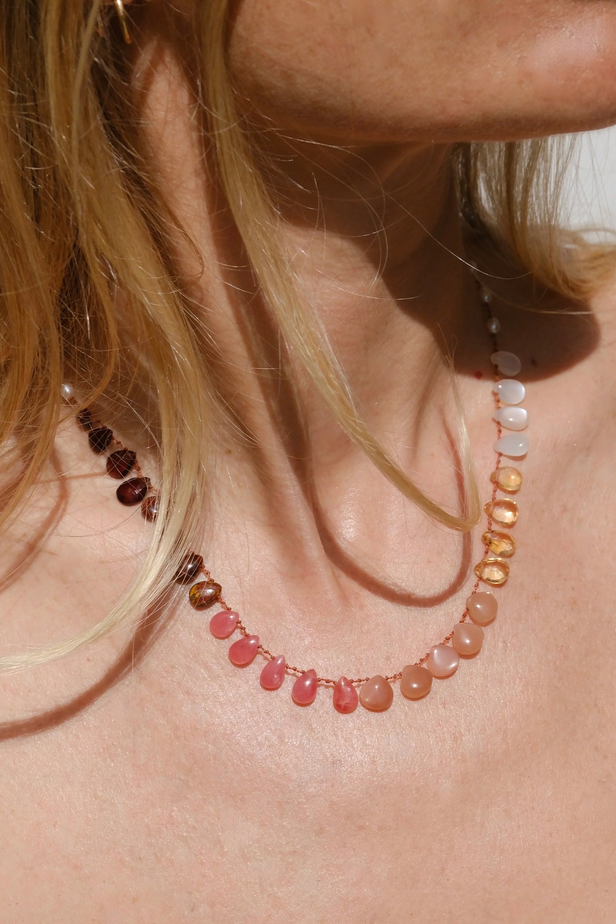 Collier Ivarene Sunset Multi-pierres - PODIUMS NANCY