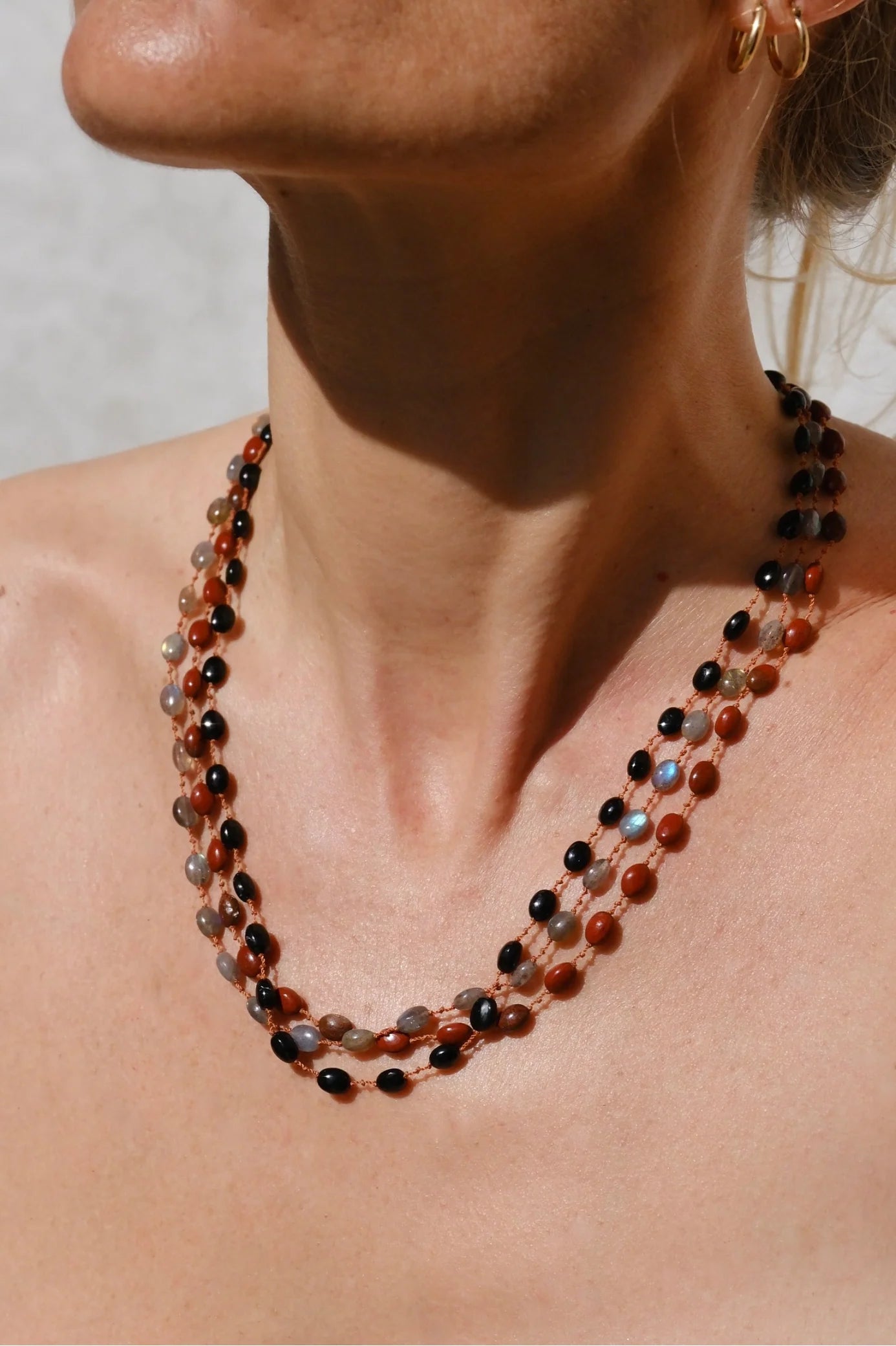 Collier Ivarene Valley Labradorite - PODIUMS NANCY