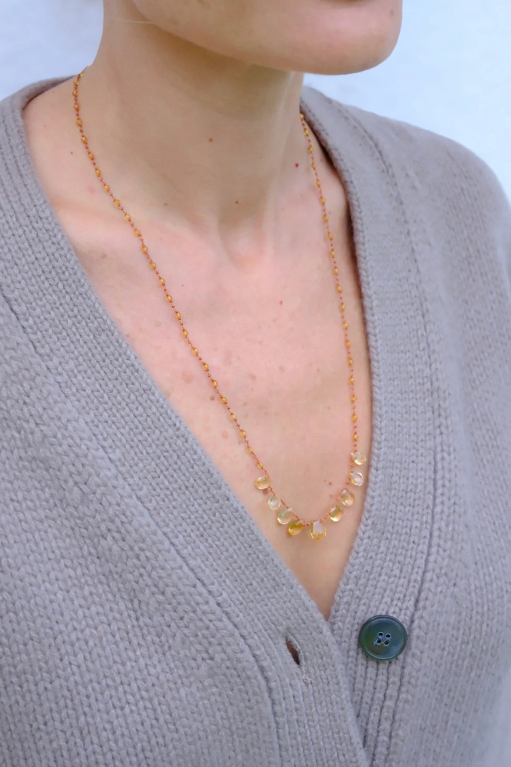 Collier Ivarene 9 Gouttes Citrine | Podiums Nancy