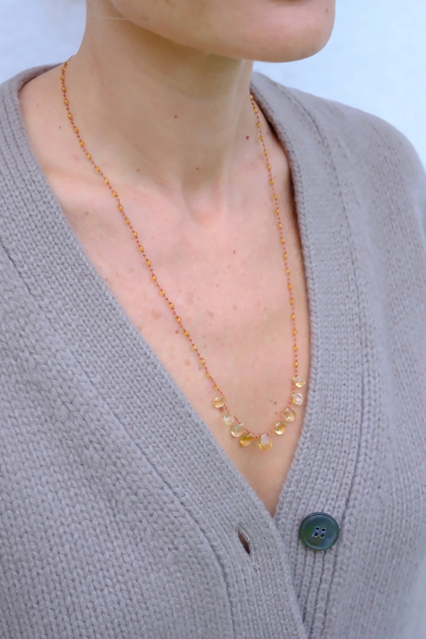 Collier Ivarene 9 Gouttes Citrine | Podiums Nancy