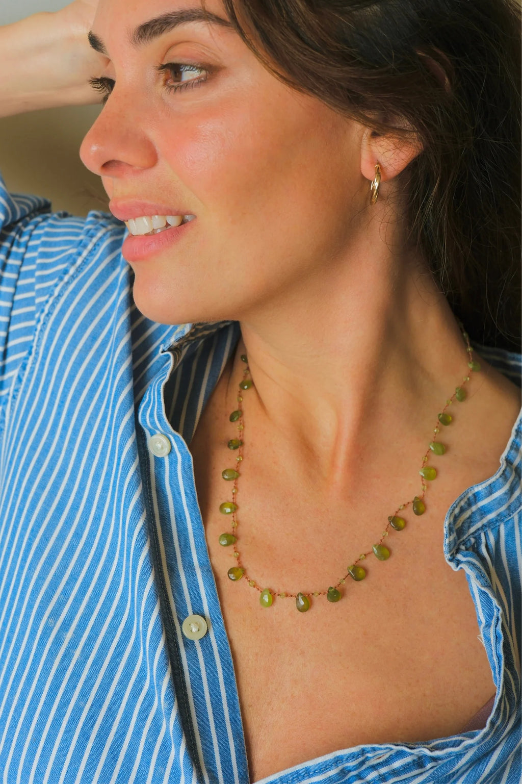 Collier Ivarene Linwood D&B Vesuvianite | Podiums Nancy