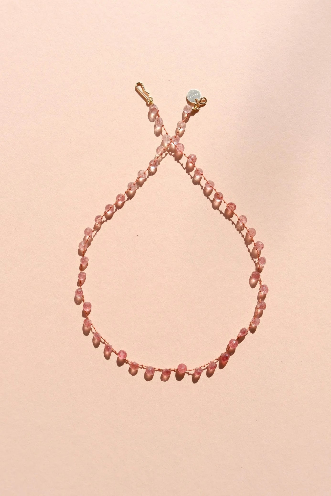 Collier Melrose Strawberry Quartz | Podiums Nancy