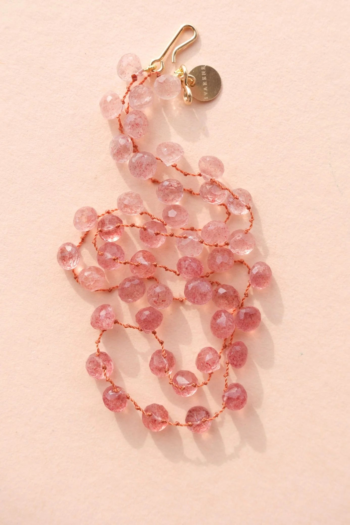 Collier Melrose Strawberry Quartz | Podiums Nancy