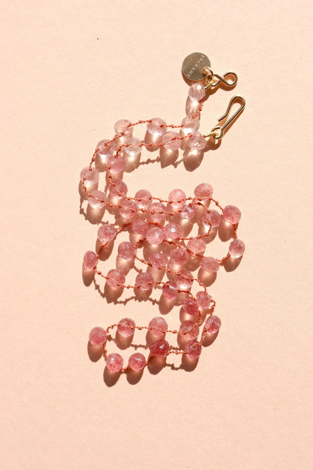 Collier Melrose Strawberry Quartz | Podiums Nancy