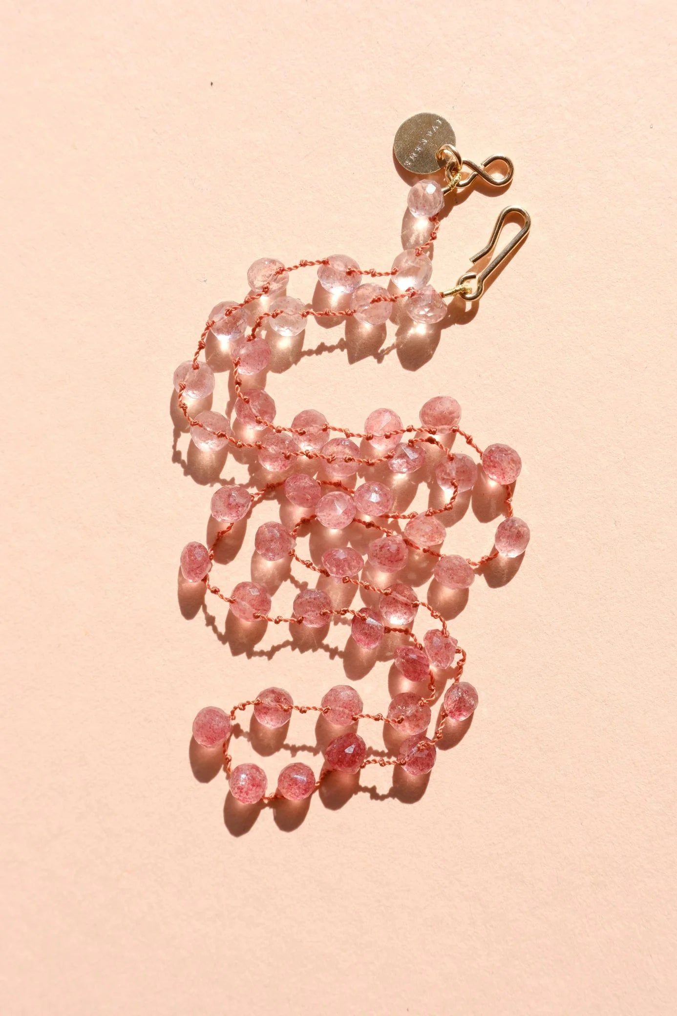 Collier Melrose Strawberry Quartz | Podiums Nancy