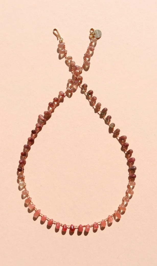 Collier Ivarene Myra Labradorite Rouge | Podiums Nancy