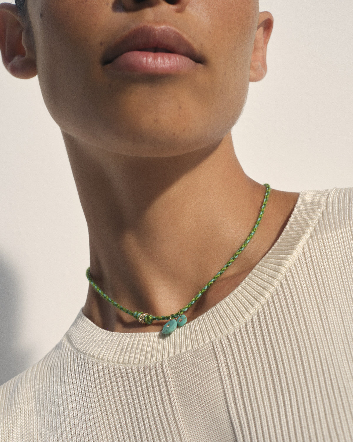 Collier Pascale Monvoisin Holi Turquoise | Podiums Nancy