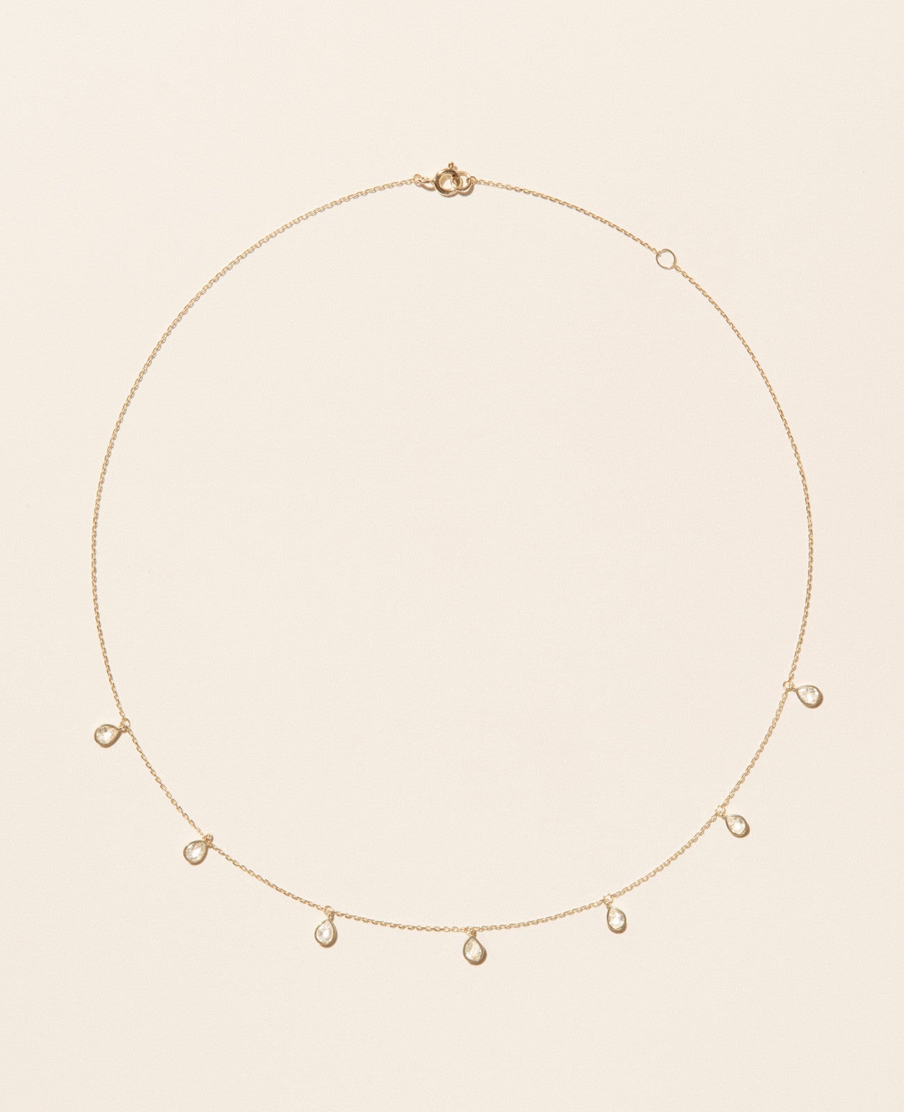 Collier Pascale Monvoisin Palerme Saphir Blanc | Podiums Nancy