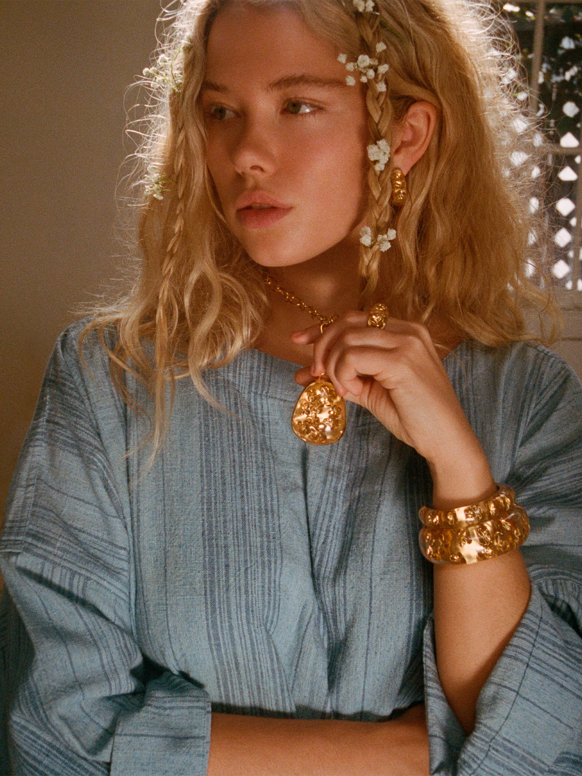 Boucles d'Oreilles Aurélie Bidermann Créoles Figarella