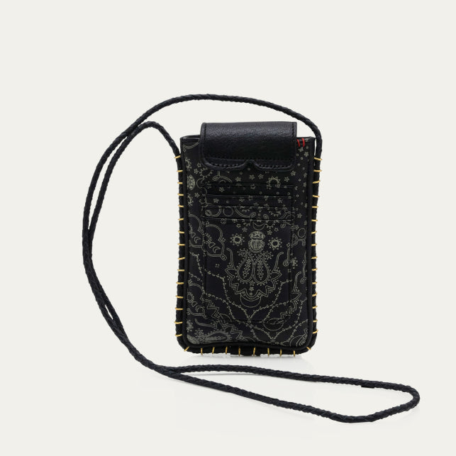 Étui Claris Virot Émile Python Noir | Podiums Nancy