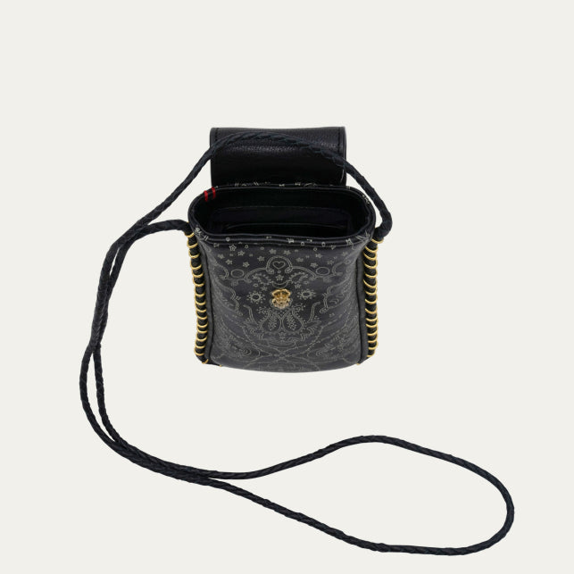 Étui Claris Virot Émile Python Noir | Podiums Nancy