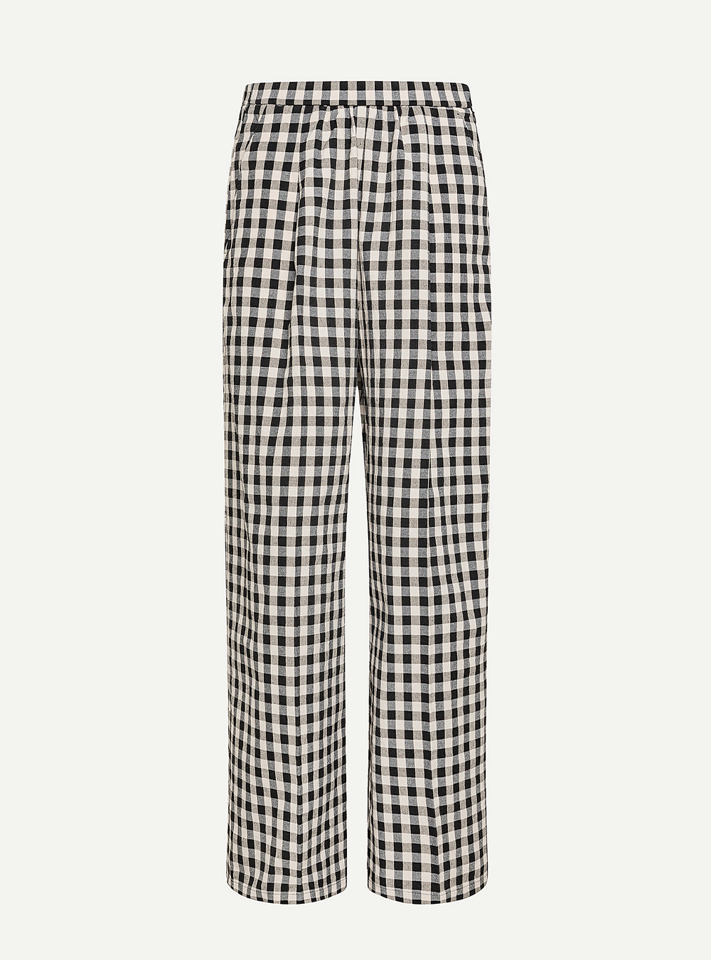 PANTALON PALAZZO GINGHAM ABISSO - PODIUMS NANCY