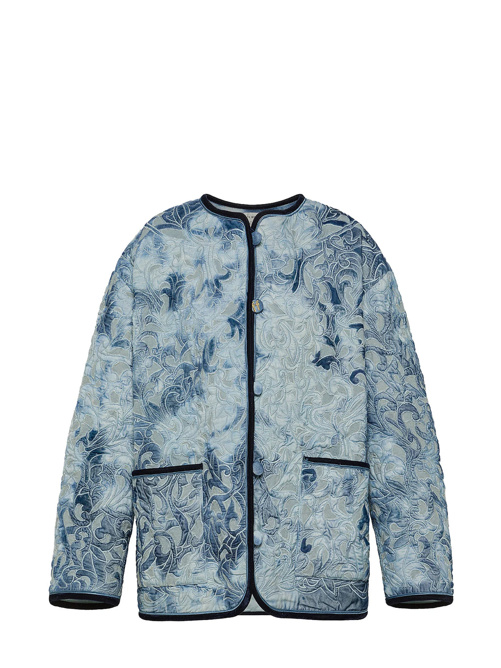 Blouson Forte Forte Velvet Indigo T&D - PODIUMS NANCY