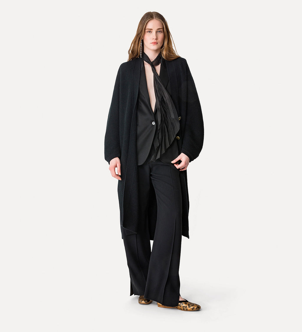 shiny satin jacket nero - PODIUMS NANCY