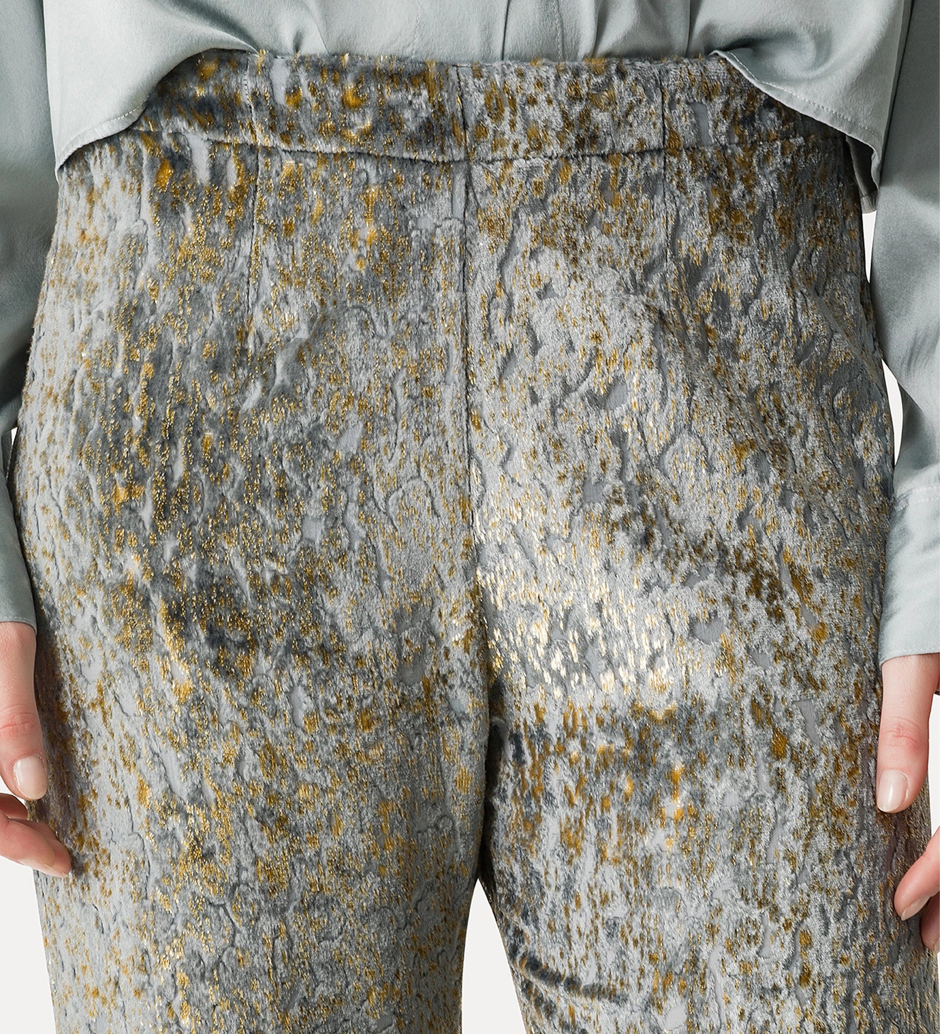 Pantalon Forte Forte Flare Stone