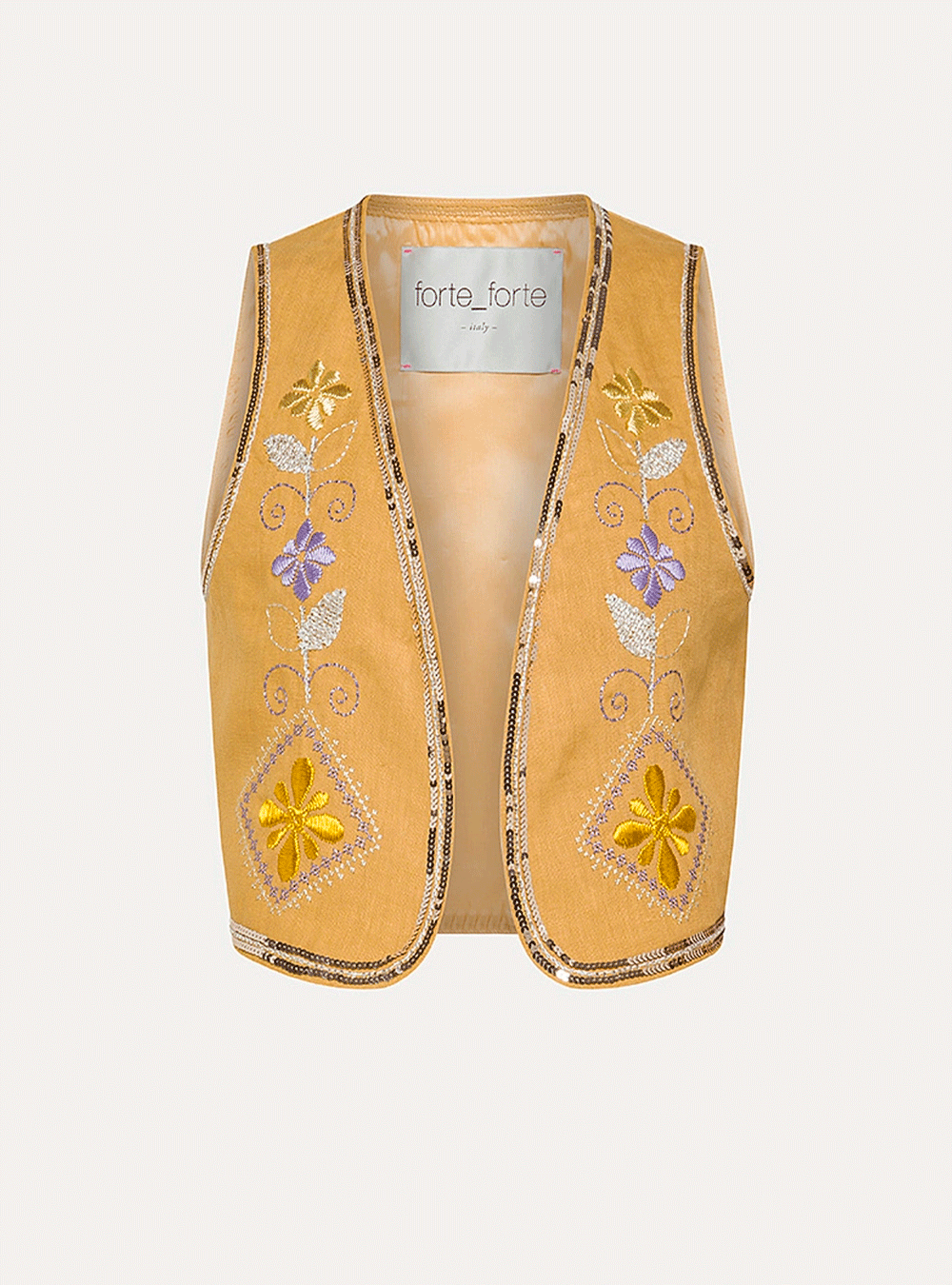 GILET EN LIN ONIRIC BLOSSOM - PODIUMS NANCY