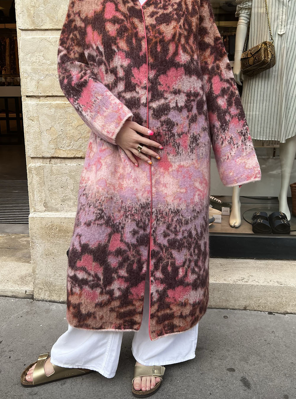 Manteau Forte Forte Jacquard Bloom Mist