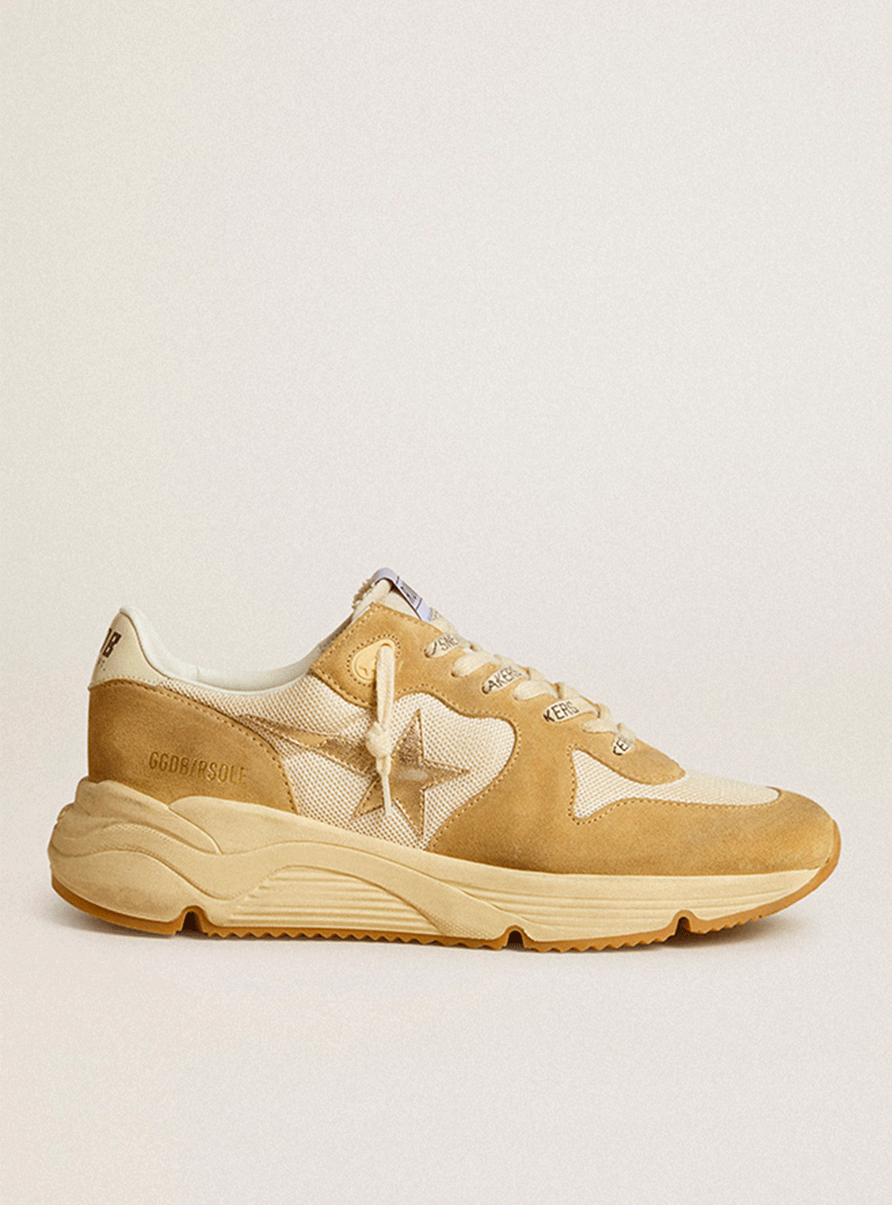 Sneakers Golden Goose Running Sole Cream Desert Beige