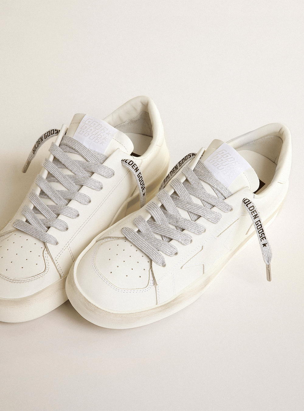 Lacets Golden Goose Ice Silver