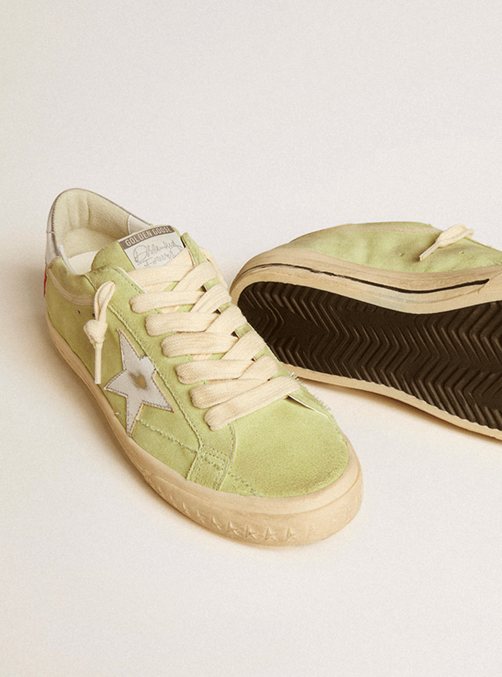 Sneakers Golden Goose Super Star Nile Green/Silver